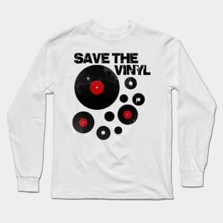 Save The Vinyl Long Sleeve T-Shirt